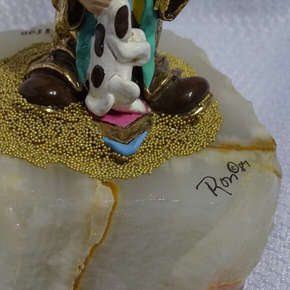 Ron Lee 1987 Clown Balloons Dog I LOVE YOU Figurine 2928/8500 Signed - Picture 3 of 10